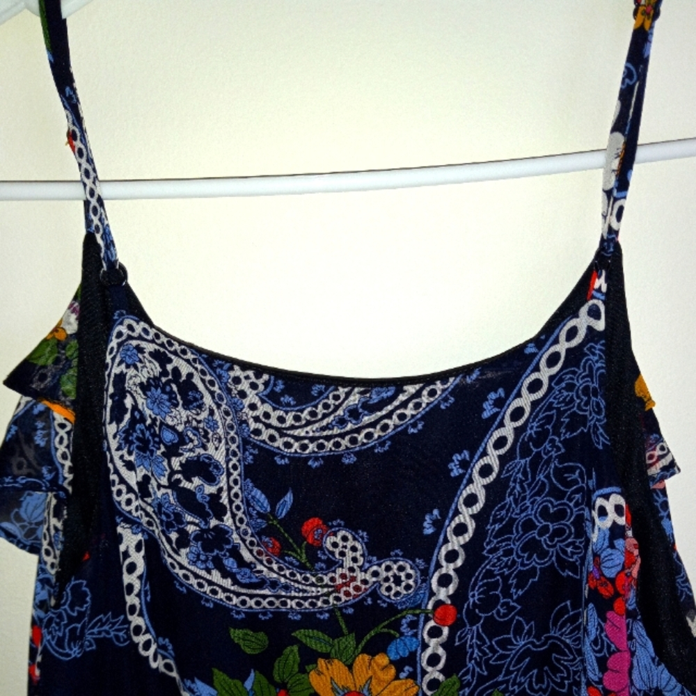 Floral Maxi Dress, Multi Color, Size XL - Picture 4 of 9